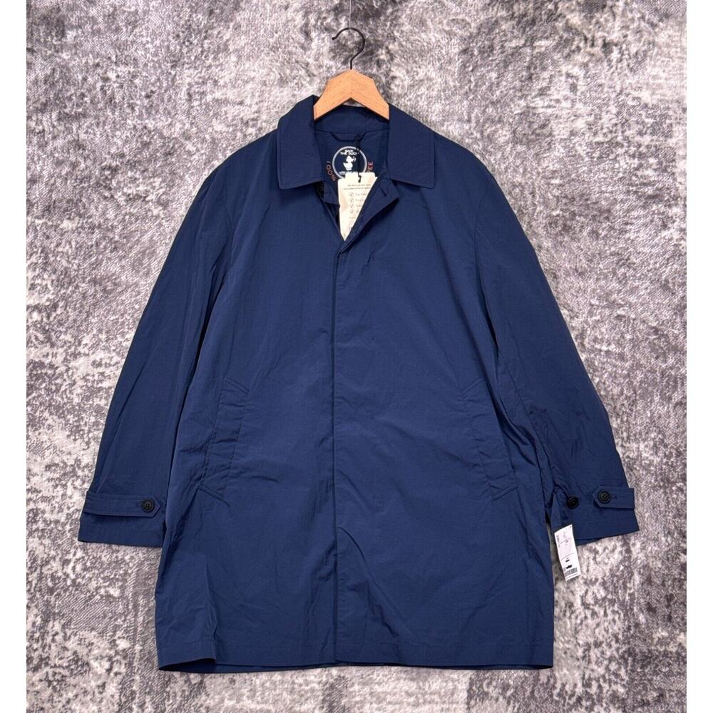 New Save The Duck Coat Large Mens Logo Single Breasted Ultra Light Jacket